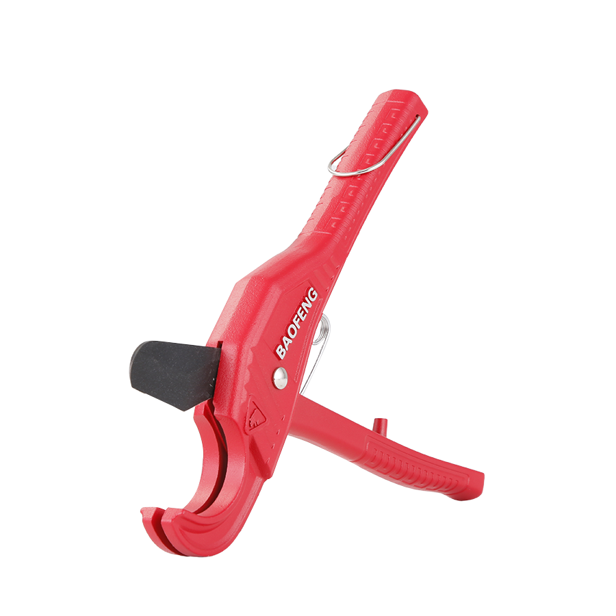 STARLINE Industrial/DIY Grade Ratcheting Clamp-On Aluminum Alloy PVC Pipe Cutter with 1-1/4" Capacity for PVC & PEX Pipes