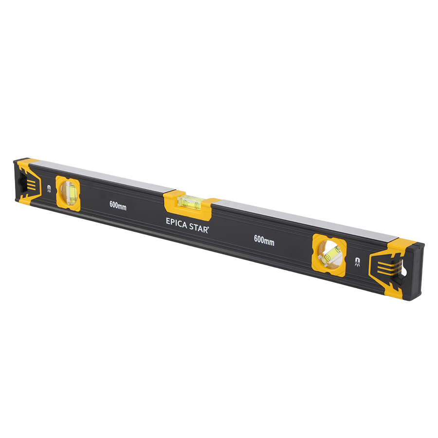 Industrial-Grade IORI 600mm Spirit Level +/-10mm Accuracy 4-Point Magnet 360 Emission Angle Tile Thickness 0.5mm Measurement