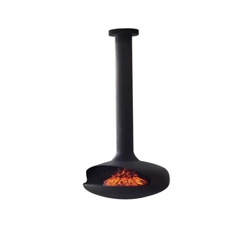 Hanging Fireplace Flying Saucer Decoration Alcohol Stove Villa Homestay Living Room 3D Atomized Atmosphere Artifact Electric
