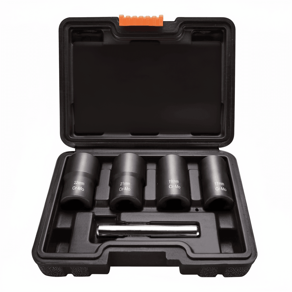 Socket Set Lug Nut 5-Piece 1/2 Twist